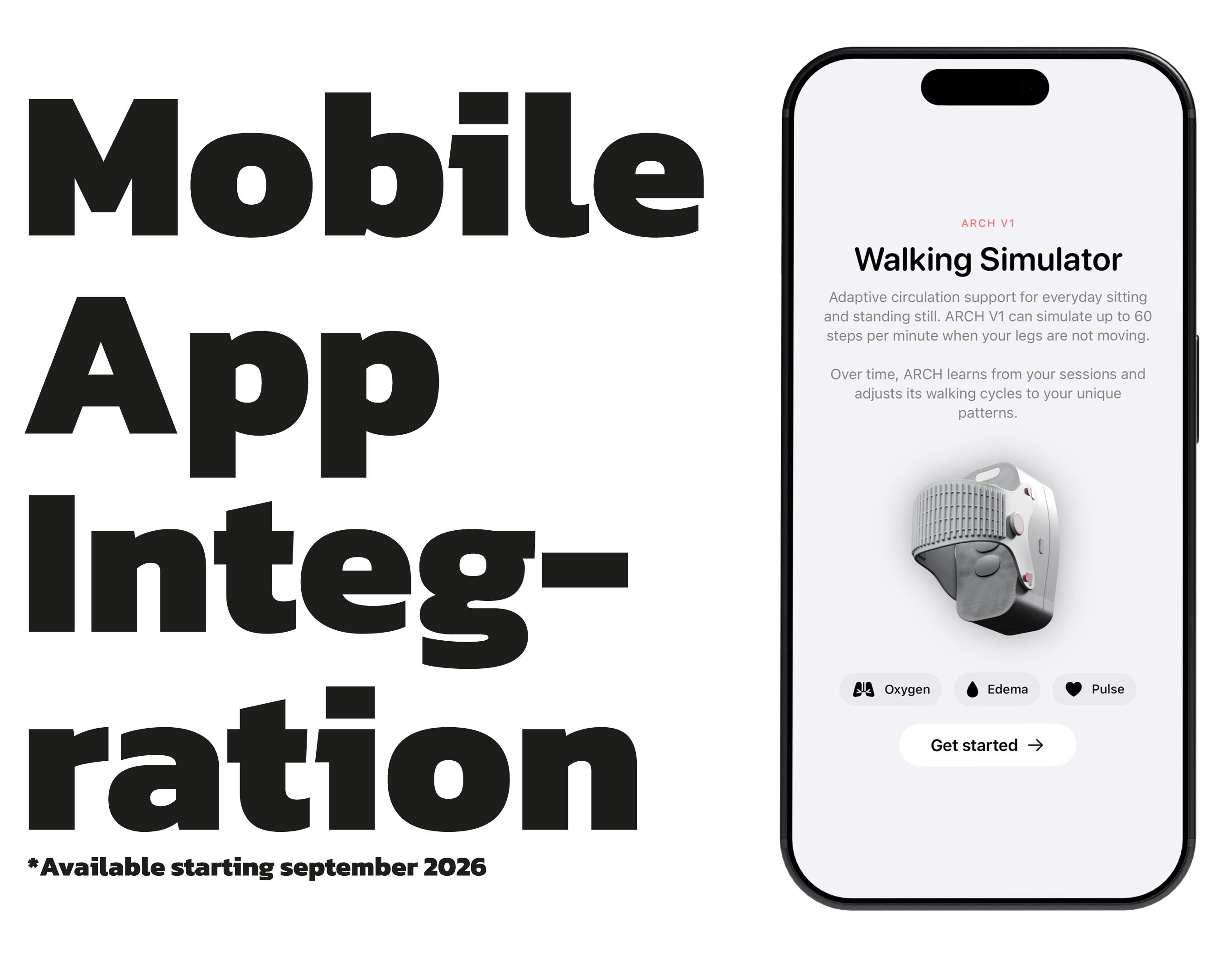 ARCH ML mobile app interface